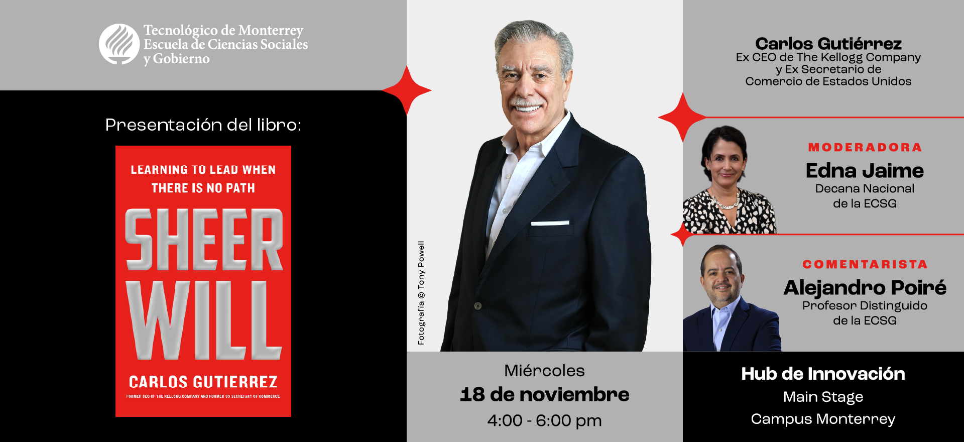 Sheer Will | Presentación de libro